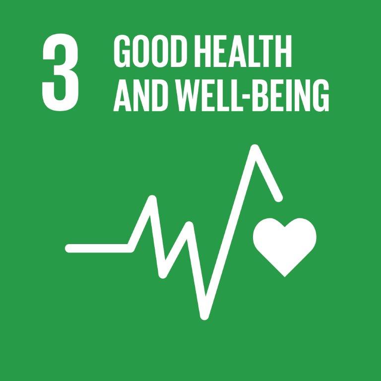 3. Good health SDG logo