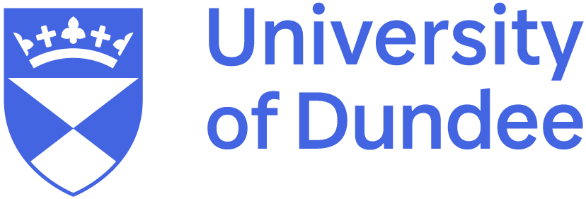 University of Dundee logo with coat of arms.