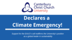 Christ Church Declares Climate Emergency