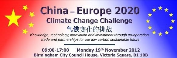 China Europe 2020: Climate Change Challenge - Partnership forum, 19 November