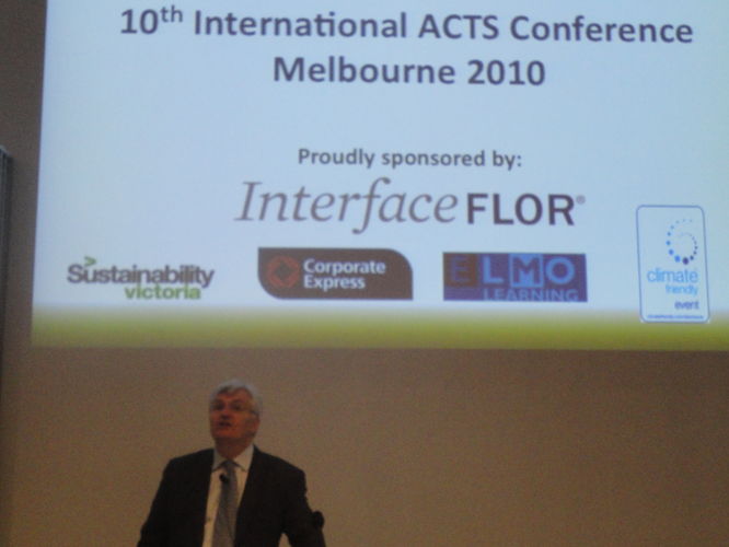 Keynote speech at International Sustainability conference given by EAUC Scotland Manger