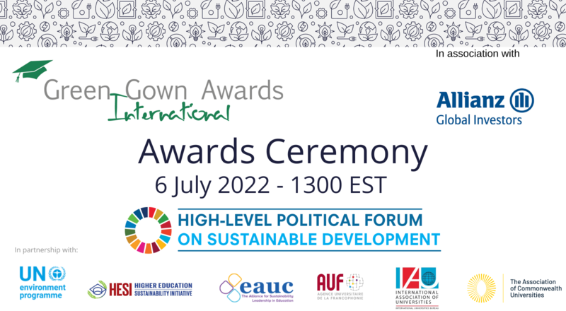 Announcing the 2022 International Green Gown Award Finalists