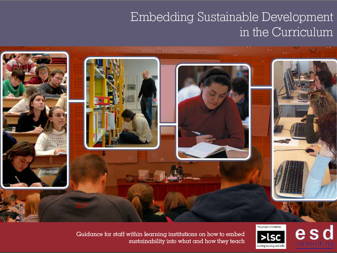 Embedding Sustainable Development in the Curriculum