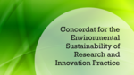 Environmental Sustainability Concordat Launched image #1