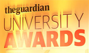 Jamie Agombar, NUS, recognised for great work amongst EAUC Members at the Guardian University Awards