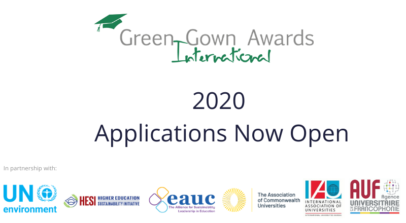 2020 International Green Gown Awards Open
