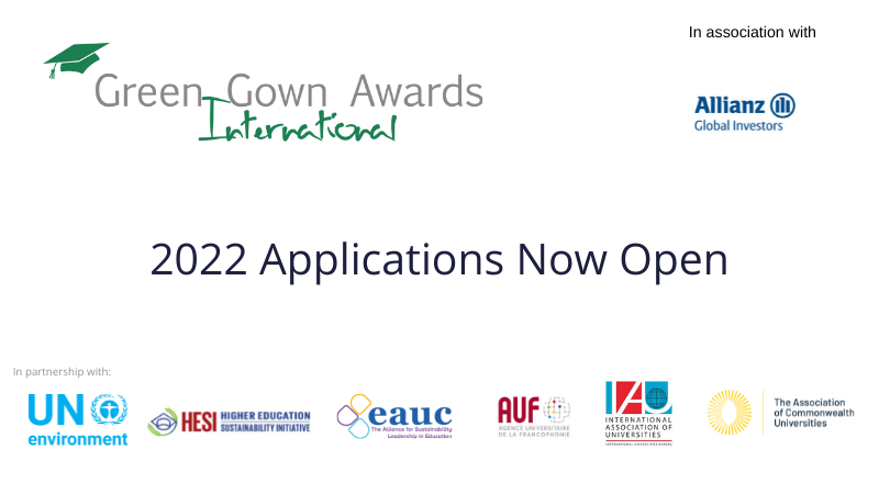 2022 International Green Gown Awards New Partner