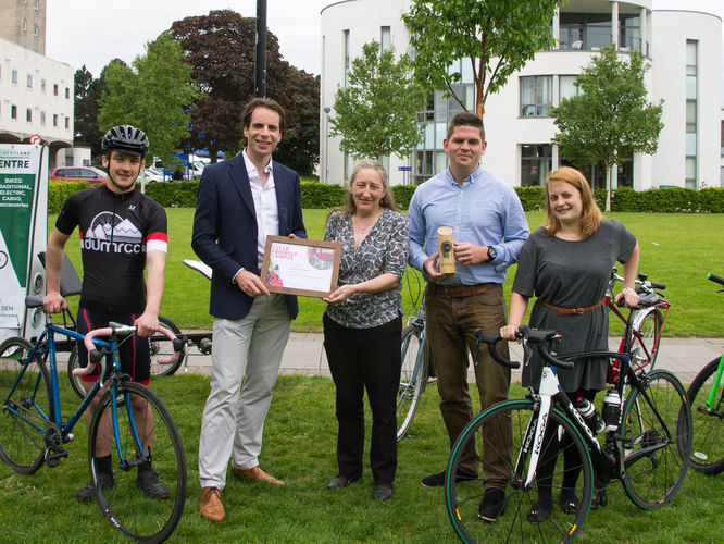 University of Dundee pedaling forward with new Cycle Friendly Campus Award
