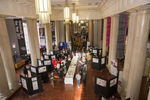 Students work at the Poster Exhibition, a key part of the conference