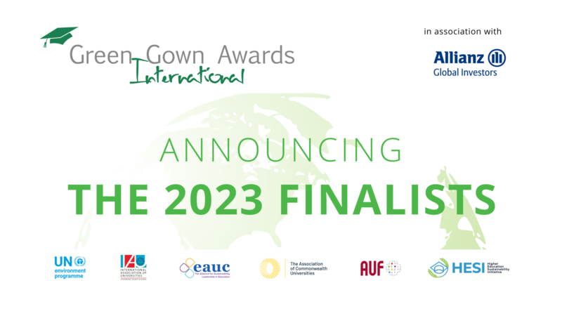 Finalists of the 2023 International Green Gown Awards