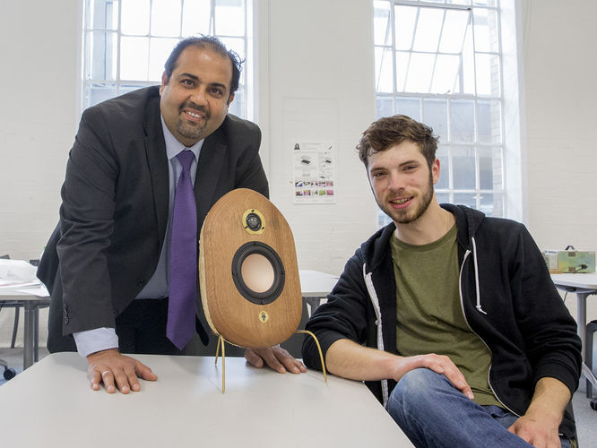 Mushroom Speakers Created by Nottingham Trent University