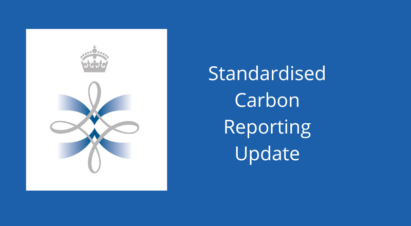 Standardised Carbon Emissions Framework Update
