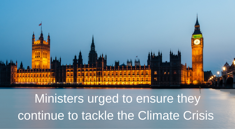 Ministers urged to remember Climate Crisis commitments