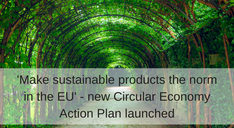 New EU Circular Economy Action Plan launched