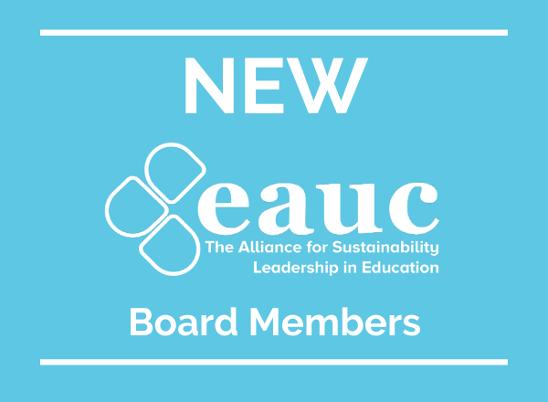 Two new board members elected during EAUC AGM