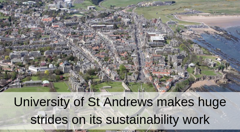 University of St Andrews signs SDG Accord and commits to slashing carbon footprint