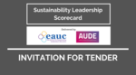 Invitation for Tender - Sustainability Leadership Scorecard