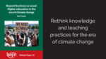 Higher education in the era of climate change
