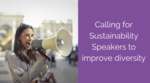 Calling for Sustainability Speakers image #1