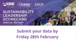 Deadline to submit your Sustainability Leadership Scorecard data