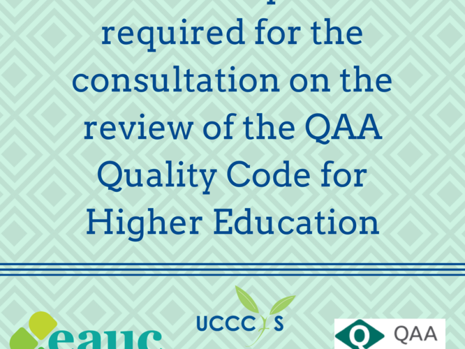 QAA Quality Code for Higher Education Consultation