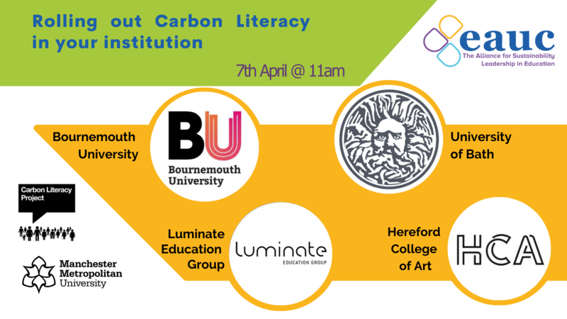 Rolling out Carbon Literacy within your organisation