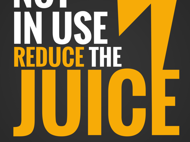 Reduce the Juice - Bring a new sustainability engagement programme into your halls of residence!