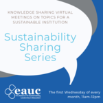 Sustainability Sharing Series: Sustainable events and conferences image #1