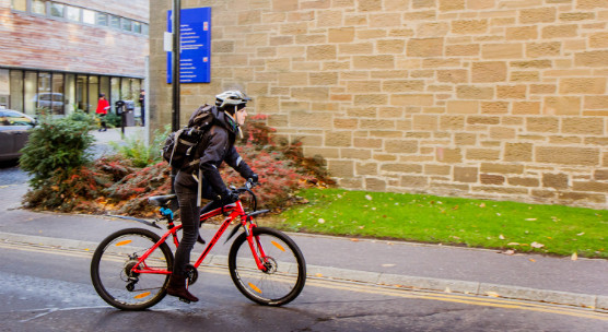 The University of Dundee has been named Cycle Friendly Campus of the Year