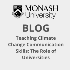 Teaching Climate Change Communication Skills: The Role of Universities