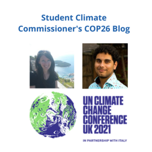 Student Climate Commissioner's COP26 Blog