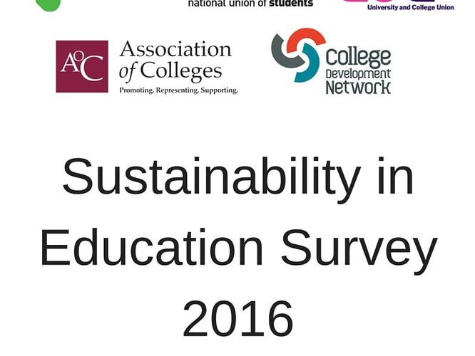Sustainability in Education Survey 2016 Launched