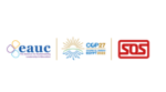 EAUC logo | COP27 logo | SOS International logo
