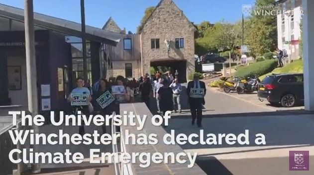 University of Winchester declares climate emergency