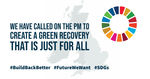 Leaders call on Prime Minister to create socially just and green recovery from Covid-19 