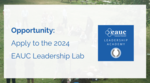 Apply Now: EAUC's 2024 Leadership Lab