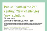 One day conference on ecological public health and the 3rd sector / social enterprise image #1